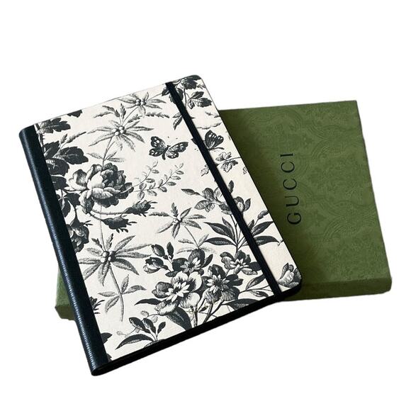 GUCCI 2022 Large Herbarium Print Notebook Butterfly Stationery Note Memo BNIB - Picture 16 of 16